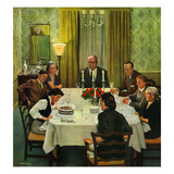 "Family Birthday Party", March 15, 1952 Giclee Print by John Falter