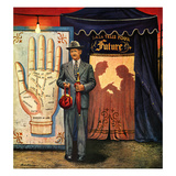 "Palmist", June 10, 1950 Giclee Print by Stevan Dohanos