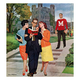 "Picking Poindexter", October 17, 1959 Giclee Print by Richard Sargent