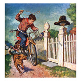 "Playing Cowboy", June 23, 1951 Reproduction procédé giclée par Amos Sewell