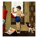 "Young Charles Atlas", November 29, 1952 Giclee Print by George Hughes