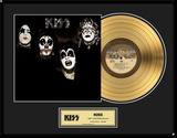 KISS - "KISS" Gold LP Framed Memorabilia