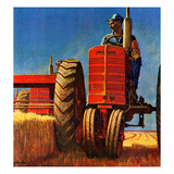 "Wheat Harvest", August 12, 1950 Giclee Print by Mead Schaeffer