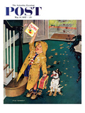 "Happy Mother's Day" Saturday Evening Post Cover, May 11, 1957 Giclee Print by Richard Sargent