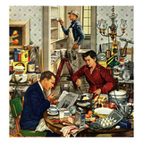 "Home Improvement", December 5, 1953 Giclee Print by Stevan Dohanos