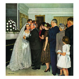 "Receptions Line", June 16, 1951 Giclee Print by John Falter
