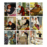 "Mr. Mom", May 12, 1956 Reproduction procédé giclée par Thornton Utz