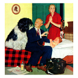 "Dr. and the Dog", November 21, 1953 Giclee Print by Richard Sargent