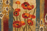 Ikat Floral Tapestry Sztuka autor Silvia Vassileva Ikat Floral Tapestry Sztuka autor Silvia Vassileva
