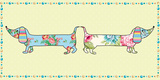 Ditsy Dogs I Posters par Linda Wood