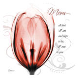 Happy Tulip in Red, Mom Prints by Albert Koetsier