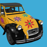 Flower Power I Posters av Linda Wood Flower Power I Posters av Linda Wood