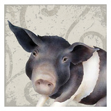 Pig Posing Affiches par Carol Kemery