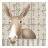 Mule Posing Close-Up Poster von Carol Kemery