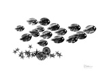 Back To School in Black and White Posters by Albert Koetsier