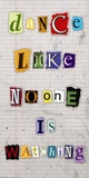 Ransom Notes: Dance Plakaty autor Carole Stevens