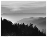 Montagnes enfumées Posters