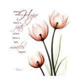 Swaying Tulips Pink, Hope Posters by Albert Koetsier