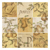 Les Poires Pears Poster by Carol Kemery