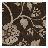 Soft Brown Blooms II Poster by Carol Kemery