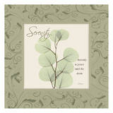 Serenity on Green Damask Reprodukcje autor Albert Koetsier