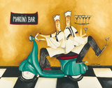 Martini Bar Kunstdrucke von Jennifer Garant