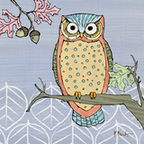 Pastel Owls II Prints by Paul Brent