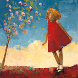 Stella in the Wind April Plakater af Becky Kinkead