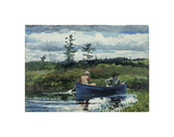 The Blue Boat, c.1892 Poster by Winslow Homer
