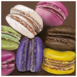 7 Macarons Art by Béatrice Hallier