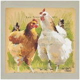 Poules Les Noces de Figaro Poster par Pascal Cessou