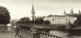 View on St. Nicholas Cathedral, St. Petersburg Print by Ryazanov 