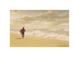 The Surfer Giclee Print by Carlos Casamayor