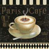 Cafe Parisien III Poster by Daphne Brissonnet
