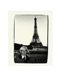 Andy Warhol and Eiffel Tower, c.1982 Kunst af Andy Warhol