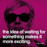 Warten Kunst von Andy Warhol