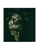 Self-Portrait, c.1986 (brown camo) Kunstdrucke von Andy Warhol