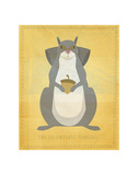 The Relentless Squirrel Poster von John Golden