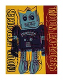 Moon Explorer Robot, c.1983 (blue & yellow) Affiches par Andy Warhol