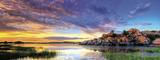 Willow Lake Spring Sunset Prints by Bob Larson