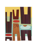 Hats & Pants Print by Jenn Ski