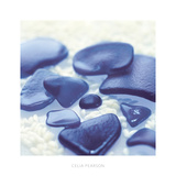 Sea Glass, Cobalt Art by Celia Pearson