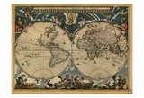 World Map, c.1664 Print