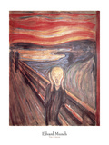 O Grito, c.1893 Arte por Edvard Munch