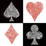 Poker-Blatt Poster