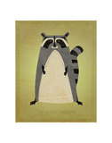 The Artful Raccoon Prints by John Golden