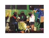 Romare Bearden - Card Players, c.1982 - Tablo Romare Bearden - Card Players, c.1982 - Tablo
