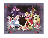 Alice and the Queen of Hearts Print Alice and the Queen of Hearts Print