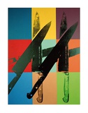 Knives, c.1981-82 (multi squares) Prints by Andy Warhol
