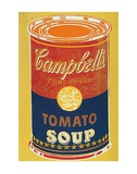Andy Warhol - Colored Campbell's Soup Can, c.1965 (yellow & blue) - Poster Andy Warhol - Colored Campbell's Soup Can, c.1965 (yellow & blue) - Poster